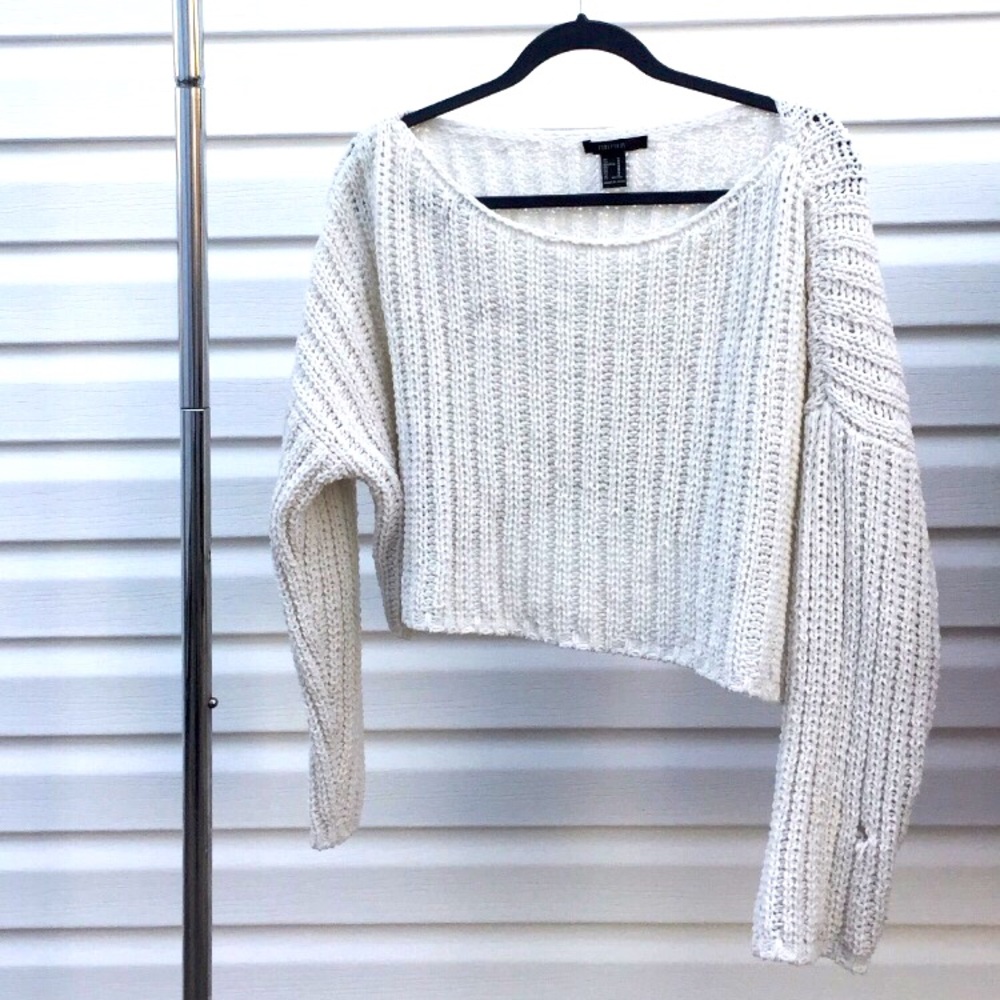 Forever 21 Cropped Knit Sweater